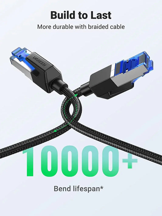 UGREEN Cat8 Ethernet Cable 5M 40Gbps RJ45 High Speed Braided LAN Network Cable Games Corner 