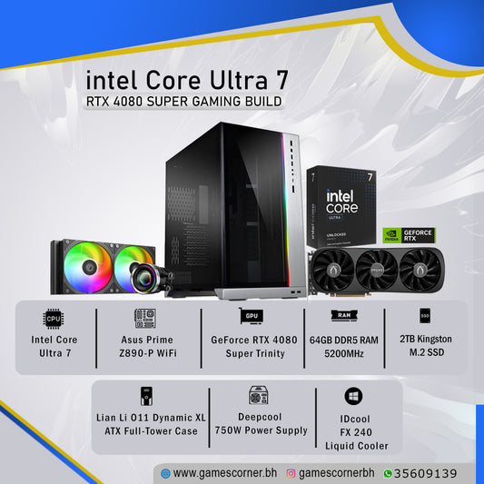 Gaming Build, Intel Core Ultra7, GeForce RTX 4080 Super Trinity