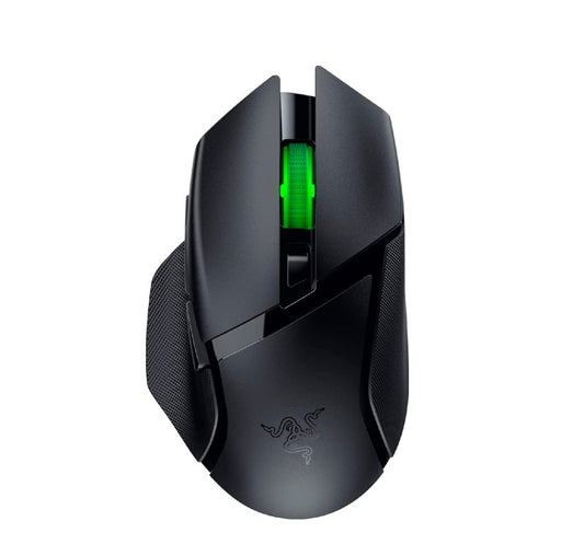 Razer Basilisk V3 X HyperSpeed Customizable Wireless Gaming Mouse: Mechanical Switches Gen-2-5G Advanced 18K Optical Sensor - Chroma RGB - 9 Programmable Controls - 535 Hr Battery - Classic Black