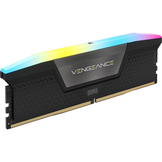 Corsair Vengeance RGB 64GB (2x32GB) 288-Pin PC RAM DDR5 5200MHz Intel XMP 3.0 Desktop Memory, Black-GC