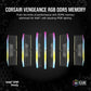 Corsair Vengeance RGB 32GB (2x16GB) DDR5 DRAM 6800MT/s CL40 Memory Kit, Black-GC