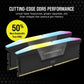 Corsair Vengeance RGB 32GB (2x16GB) DDR5 DRAM 7200MT/s CL34 Memory Kit, 288-Pin, DIMM, Extreme OC PMIC, Intel 700 Series, XMP 3.0, Black-GC