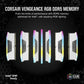 Corsair Vengeance RGB 32GB (2x16GB) DDR5 DRAM 6200MHz C36 Memory Kit,White-GC