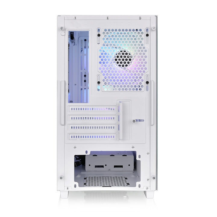 Thermaltake Versa H16 TG ARGB Snow Micro ATX Tower Case, Tempered Glass Side Panel,3 Pre-Installed ARGB Fans-GC