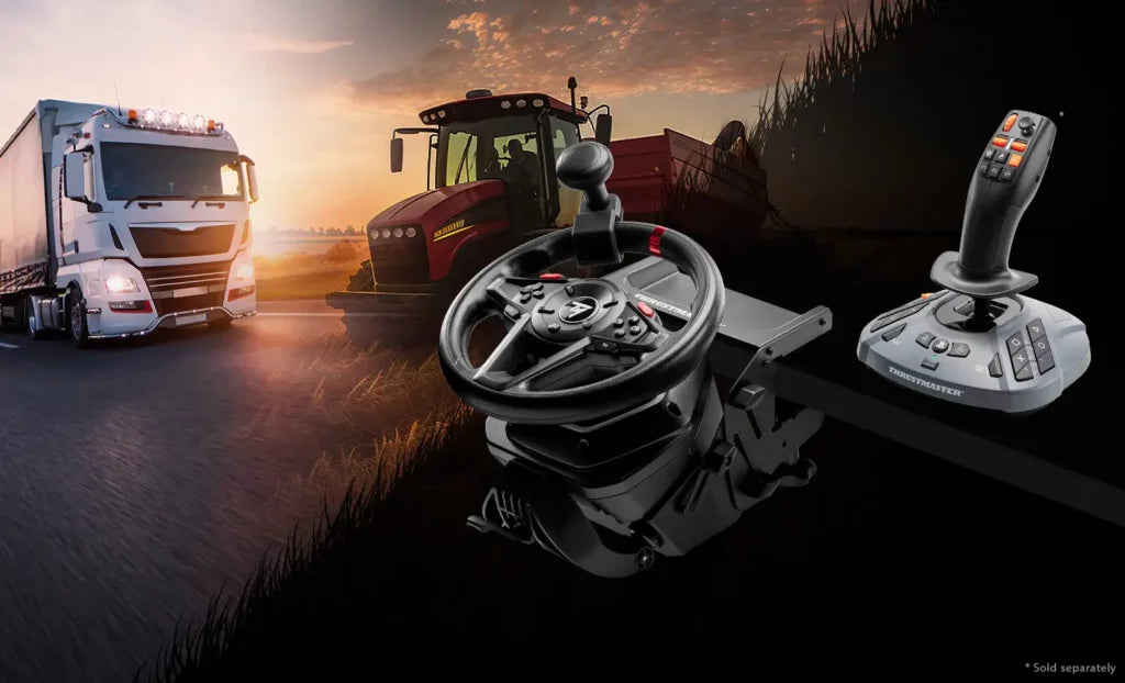 Thrustmaster T128 SimTask Pack | Farming & Trucking Wheel for PS5, PS4 & PC