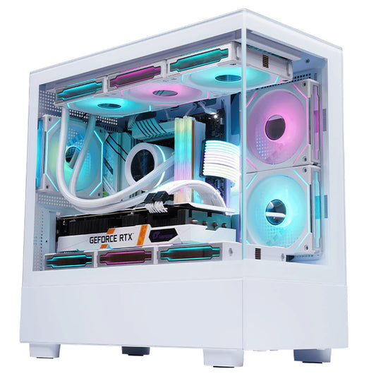 Wjcoolman Blade Micro-ATX Elite 3F ARGB PC Case White