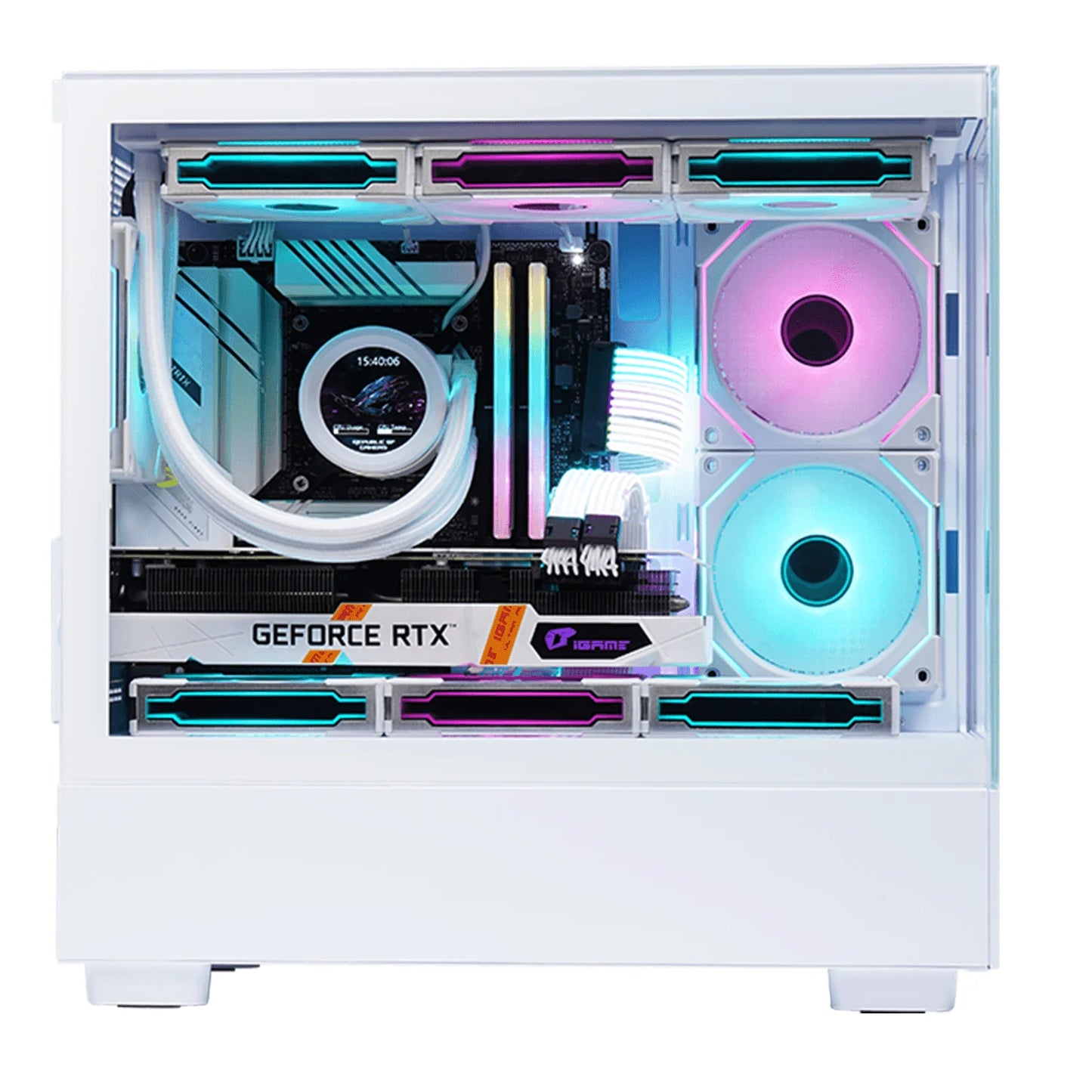 Wjcoolman Blade Micro-ATX Elite 3F ARGB PC Case White