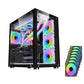 WJCOOLMAN Robin 1  7 Fan UNI Black Mid Tower Case