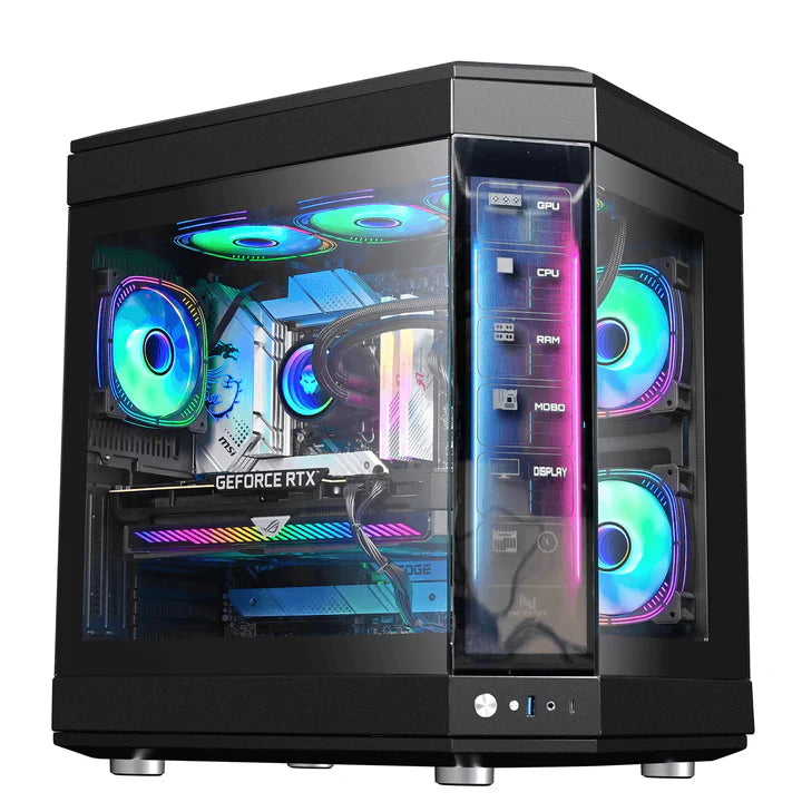 WJCoolman Y40 LCD Black Mid Tower Case