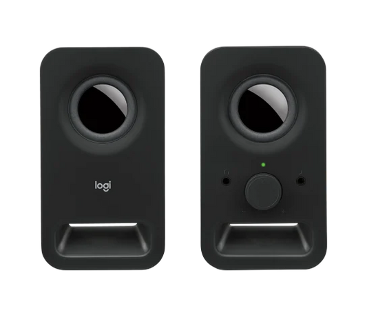 Logitech Z150 Stereo Speakers | 3W RMS Compact Wired Computer Speakers with 3.5mm Audio Input & Headphone Jack Games Corner 