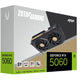 ZOTAC Gaming GeForce RTX 5060 AMP 8GB GDDR7, 128bit, 2550/28000, HDCP, Three DP, HDMI, Eu, Medium Pack ZT-B50600F-10M