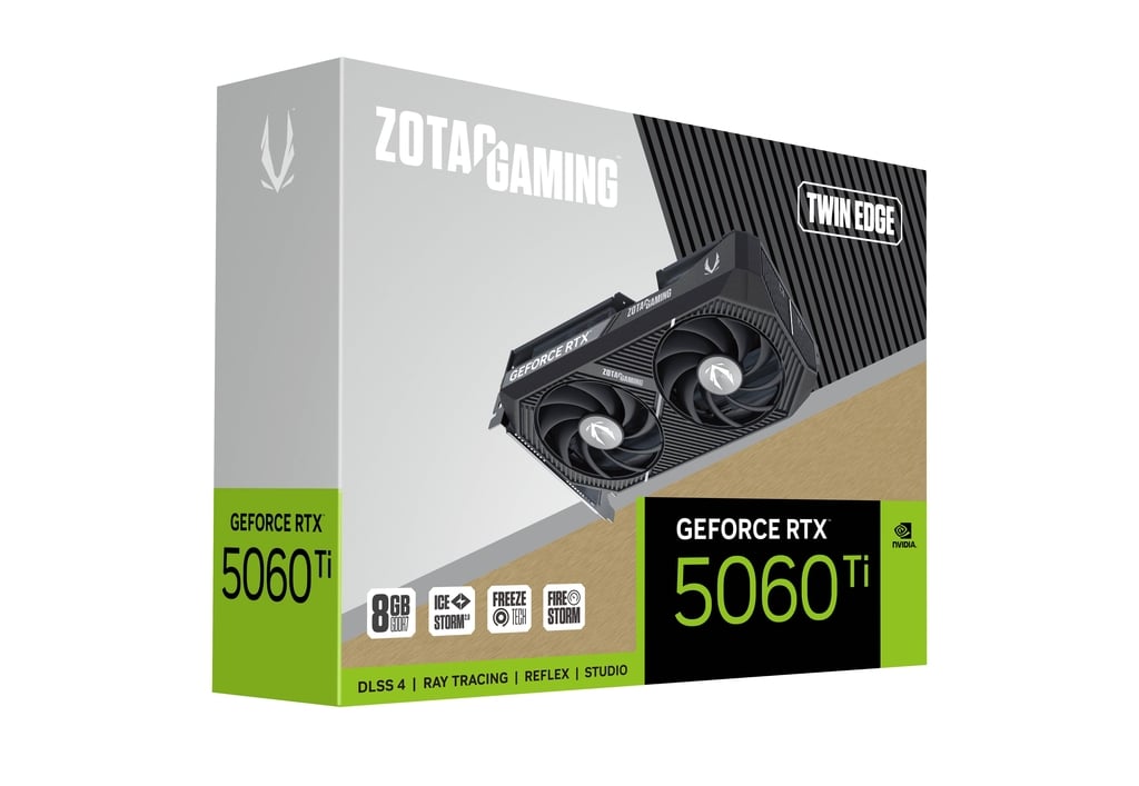 ZOTAC GAMING GeForce RTX 5060 Ti 8GB Twin Edge - ZT-B50610E-10M