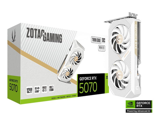 ZOTAC GAMING GeForce RTX 5070 Twin Edge OC White Edition ZT-B50700Q-10P Games Corner 