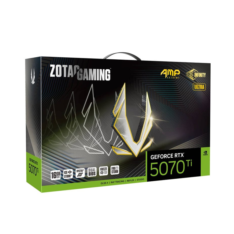 ZOTAC GAMING GeForce RTX 5070 Ti AMP Extreme INFINITY ULTRA,16GB Graphics Card, ZT-B50710BU-10P