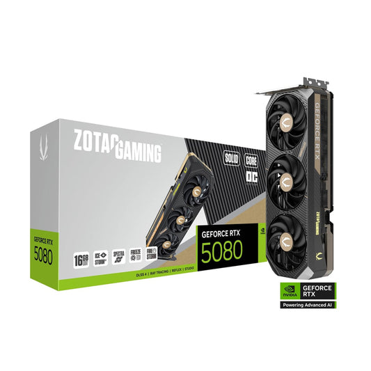 ZOTAC GAMING GeForce RTX 5080 SOLID CORE OC  ZT-B50800J2-10P