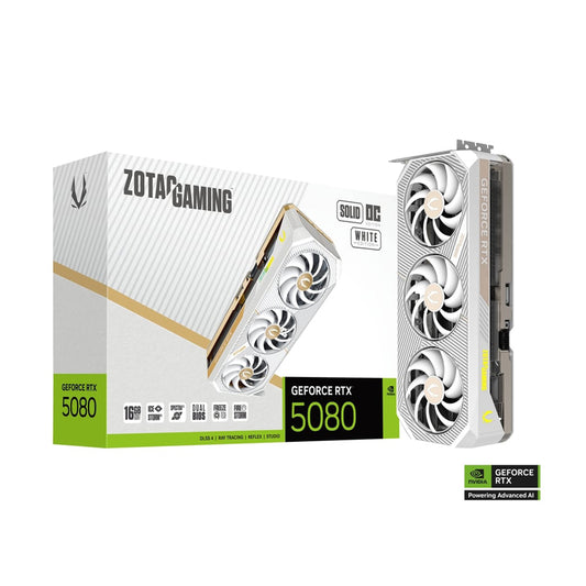 ZOTAC GAMING GeForce RTX 5080 SOLID OC White Edition-ZT-B50800Q-10P
