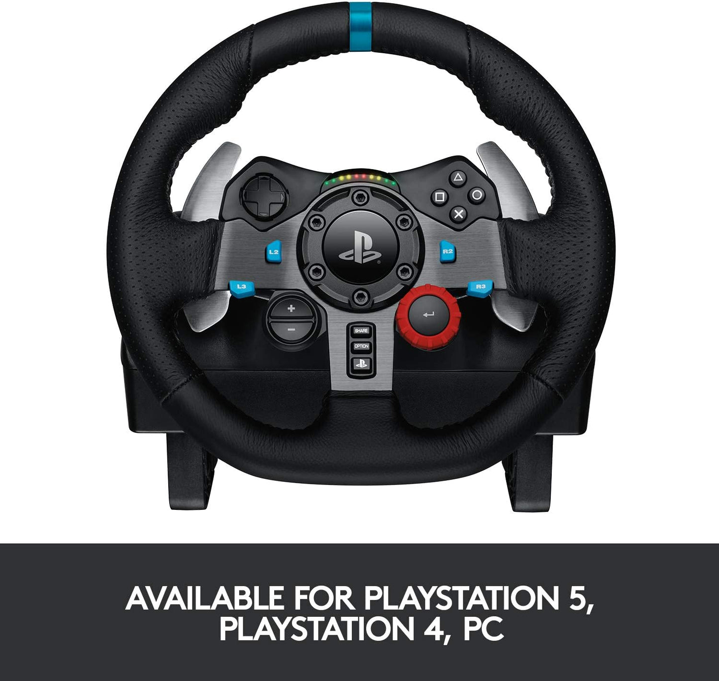 Logitech G29 Driving Force Racing Wheel and Floor Pedalsfor PS5, PS4, PC, Mac - Black - Games Corner