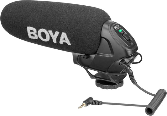 Boya Bm3030 On-Camera Shotgun Microphone Dslr Cameras,Video Cameras, Audio Recorders - Games Corner
