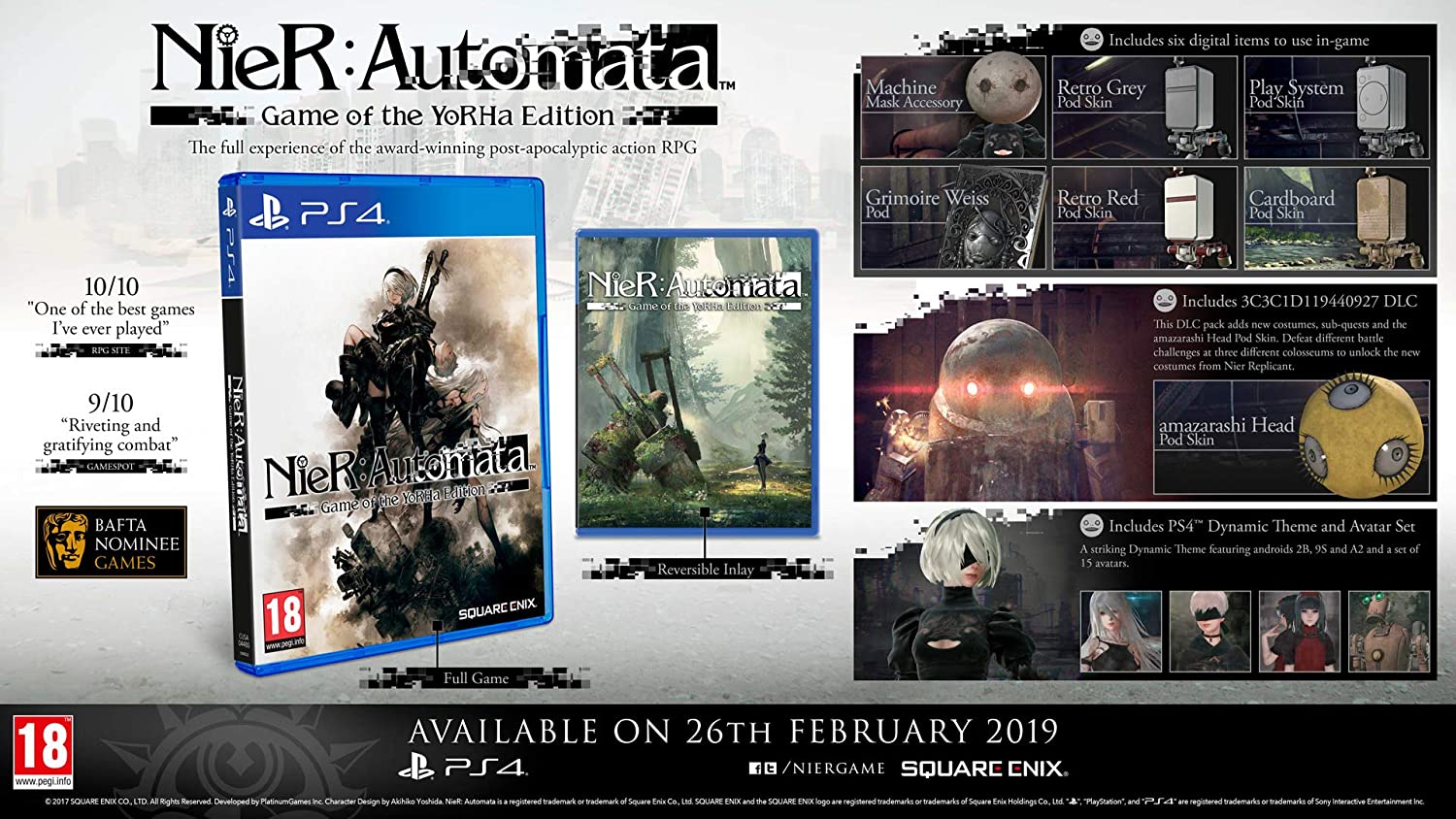 NieR: Automata Game of the YoRHa Edition PS4 - Games Corner