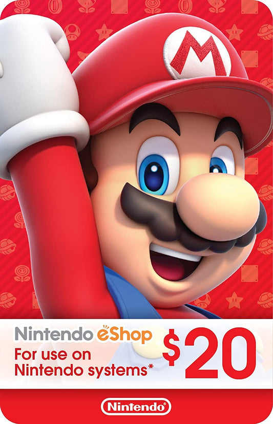 Nintendo eShop Gift Card- USA store- 20 USD - Games Corner