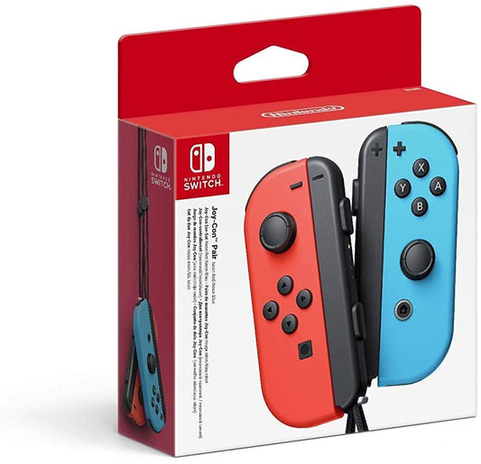 Nintendo Switch Joy-Con Controller Pair - Neon Red/Neon Blue - Games Corner