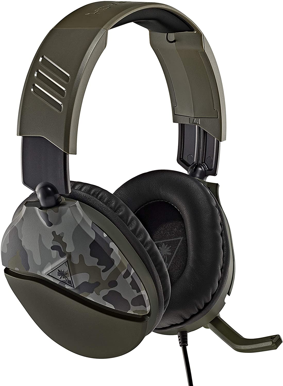 Turtle Beach Recon 70 Green Camo Gaming Headset - Xbox One, PS4, PS5, Nintendo Switch, & PC - Games Corner