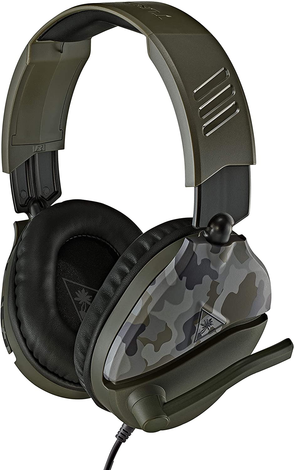 Turtle Beach Recon 70 Green Camo Gaming Headset - Xbox One, PS4, PS5, Nintendo Switch, & PC - Games Corner