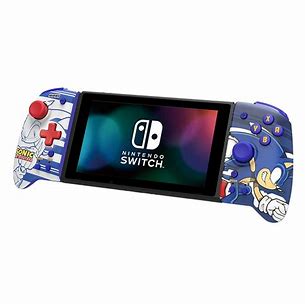 Hori Nintendo Switch Split Pad Pro (Sonic) Ergonomic Controller for Handheld Mode - Officially Licensed By Nintendo - Games Corner