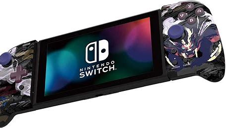 Hori Nintendo Switch Split Pad Pro Monster Hunter Rise-Ergonomic Controller for Handheld Mode - Officially Licensed By Nintendo - Games Corner