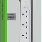Belkin 4 Way/4 Plug Surge Protection Strip With 2 Meters Cord Length - Heavy Duty Electrical Extension Socket With 2 X 2.4 A Shared USb Ports - Games Corner