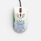 Glorious Gaming Mouse - Glorious Model D- Honeycomb Mouse - Superlight RGB PC Mouse - 61 g - Matte White Wired Mouse - Games Corner