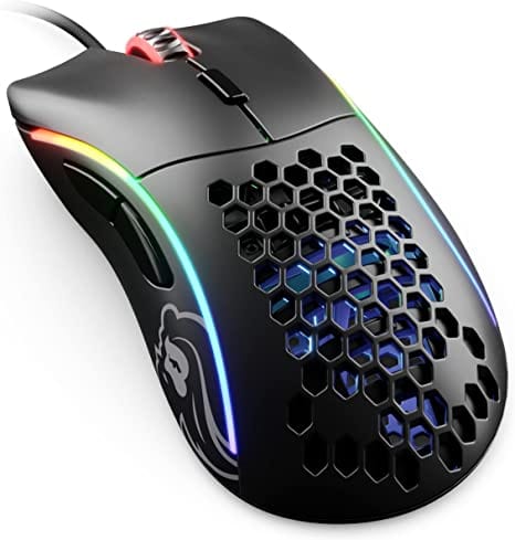 Glorious Gaming Mouse - Glorious Model D Honeycomb Mouse - Superlight RGB PC Mouse - 68 g - Matte Black Wired Mouse - Games Corner