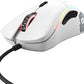 Glorious Gaming Mouse - Glorious Model D Honeycomb Mouse - Superlight RGB PC Mouse - 68 g - Matte White Wired Mouse - Games Corner