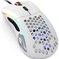 Glorious Gaming Mouse - Glorious Model D Honeycomb Mouse - Superlight RGB PC Mouse - 68 g - Matte White Wired Mouse - Games Corner