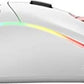 Glorious Gaming Mouse - Glorious Model D Honeycomb Mouse - Superlight RGB PC Mouse - 68 g - Matte White Wired Mouse - Games Corner