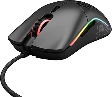 Glorious Gaming Mouse - Model O Minus 58 g Superlight Honeycomb Mouse, Mouse with Lights -Matte Black Mouse, USB Gaming Mouse - Games Corner