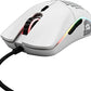 Glorious Gaming Mouse - Model O Minus 58 g Superlight Honeycomb Mouse, RGB Mouse - Matte White Mouse, USB Gaming Mouse - Games Corner