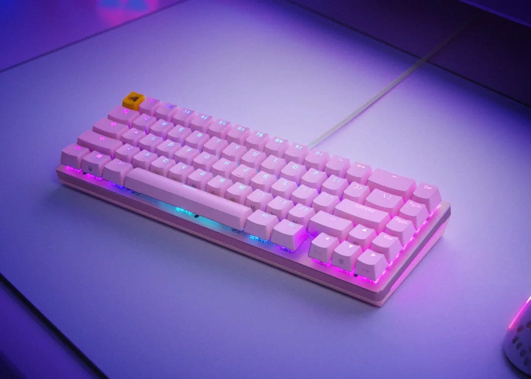 Glorious GMMK2 RGB Compact Mechanical Gaming Keyboard - Pink - Games Corner