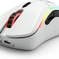 Model D Wireless Minus White Gaming Mouse -  PC Accessories (Matte White Mouse) - Games Corner