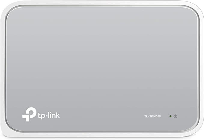 TP-Link 5 Port 10/100 Mbps Fast Ethernet Switch | Desktop Ethernet Splitter | Ethernet Hub | Plug & Play | Fanless Quiet | Desktop Design - Games Corner