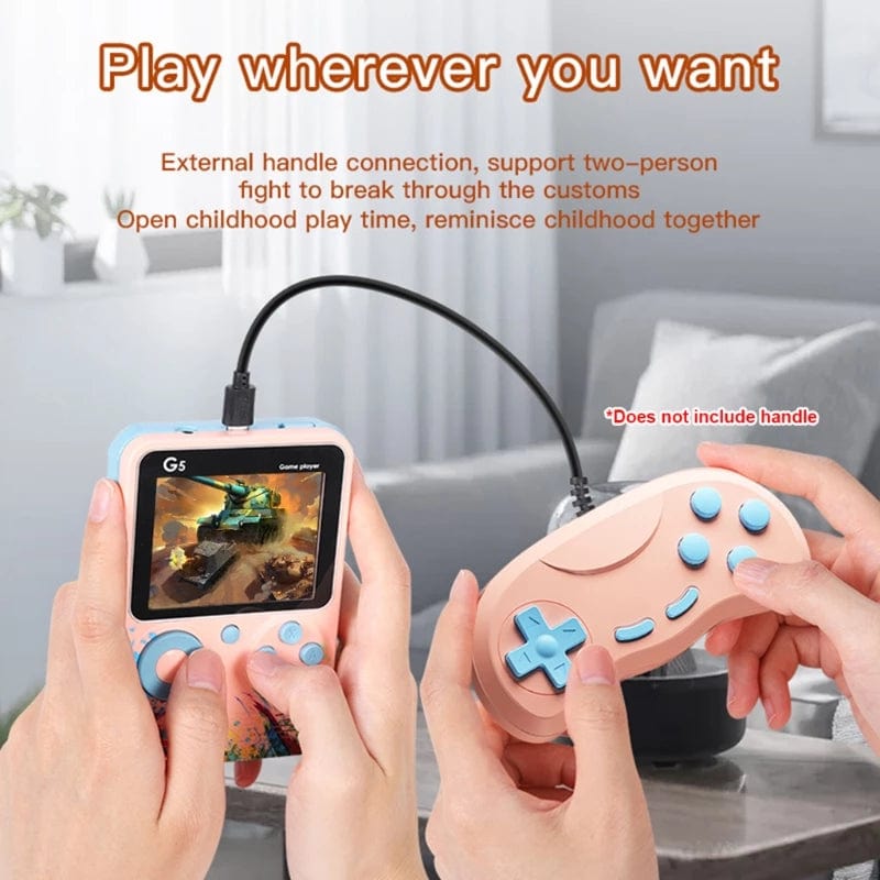 G5 Game Console 3.0 inch screen ratero game player build in 500 Games - Games Corner