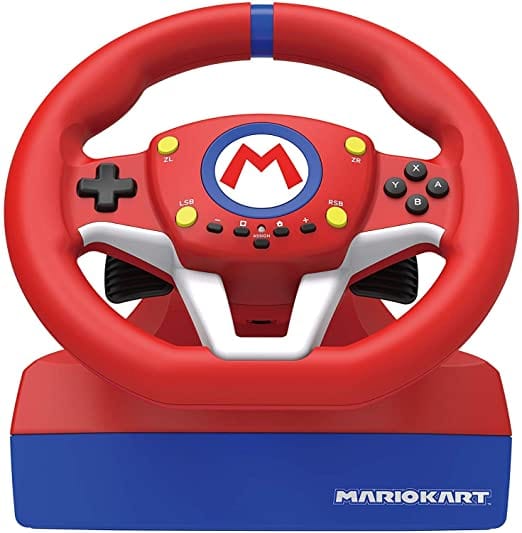 Hori Nintendo Switch Mario Kart Racing Wheel Pro Mini By - Officially Licensed By Nintendo - Nintendo Switch - Games Corner