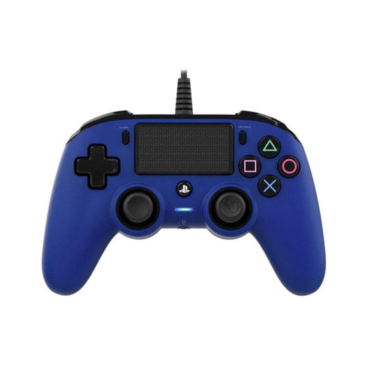 Nacon Wired compact Controller PS4 - Blue - Games Corner