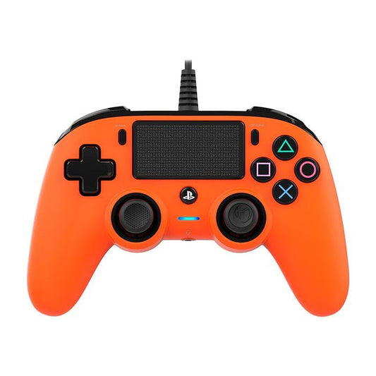 Nacon Wired compact Controller PS4 - Orange - Games Corner