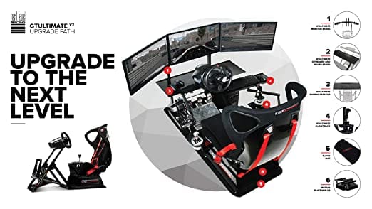 Next Level Racing GTultimate v2 Simulator Cockpit - Games Corner