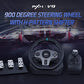 PXN V9 Steering Wheel,  for PC,Xbox One,Nintendo Switch,PS3,PS4,Xbox Series S/X - Games Corner