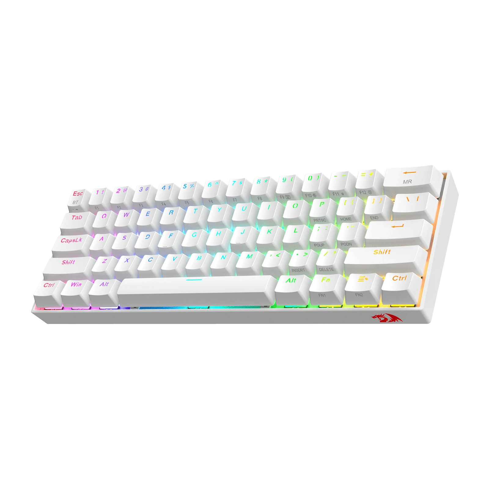 REDRAGON DRACONIC K530 WHITE (OUTEMU Brown Switches) - Games Corner