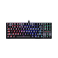 Redragon K552 KUMARA 87 Key LED RGB Backlit Mechanical Computer illuminated Keyboard with Blue Switches for PC Gaming Compact ABS-Metal Design - Games Corner