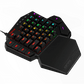 Redragon K585 DITI One-Handed RGB Mechanical Gaming Keyboard, Brown Switches - Games Corner