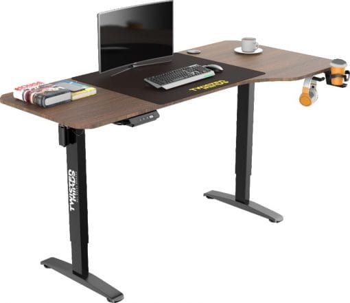 Twisted Minds T Shaped Gaming Desk Electric-height adjustable – Right | TM-T-9085-R - Games Corner